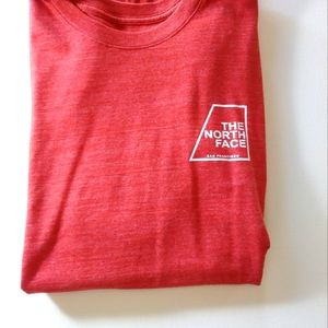 The North Face Red Short Sleeve Tee